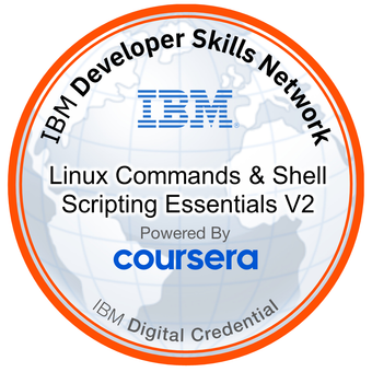 Linux Commands & Shell Scripting badge