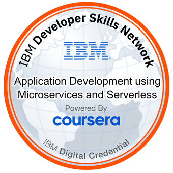 Application Development using Microservices badge